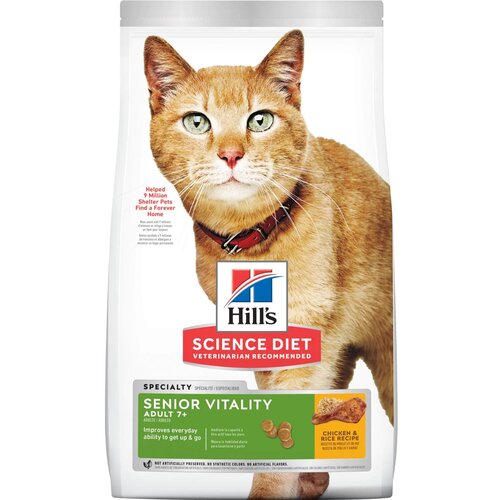 Hill’s science plan hrana za mačke mature adult senior vitality - piletina i pirinač 1.5kg Slike