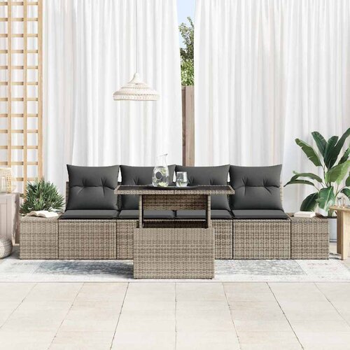  Set sofe 5 kom. Siva poliratan 100 x 55 x 73 cm Slike