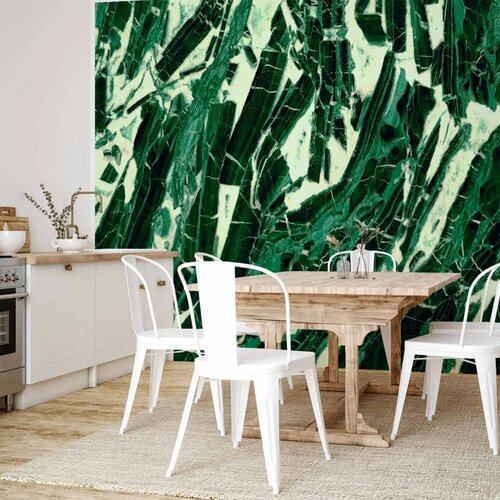  Foto tapeta - Emerald Marble 150x105 Vodootporna Slike