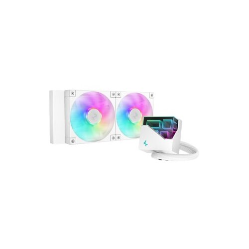DeepCool Komplet za tekočinsko hlajenje AIO Liquid Cooler LT240 WH ARGB, 240mm, RGB, bel Cene