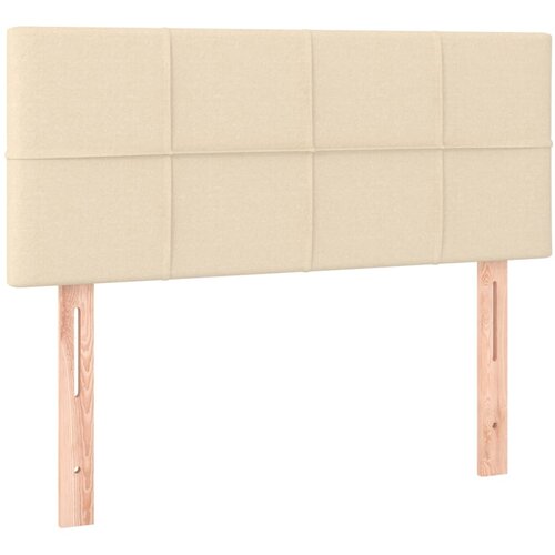  LED uzglavlje krem 80 x 5 x 78/88 cm od tkanine Slike