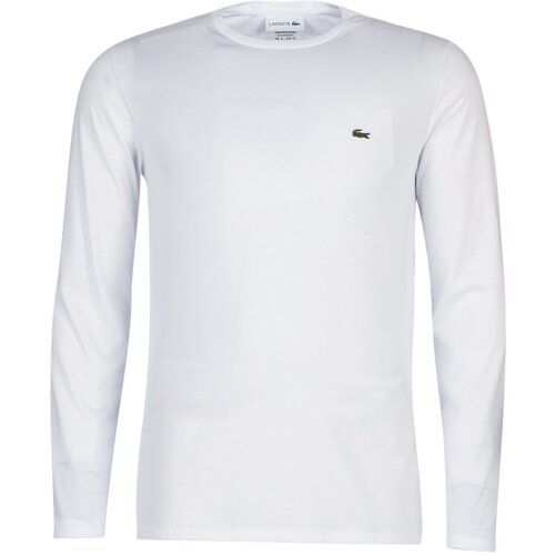 Lacoste Majice z dolgimi rokavi TH6712 Bela Slike