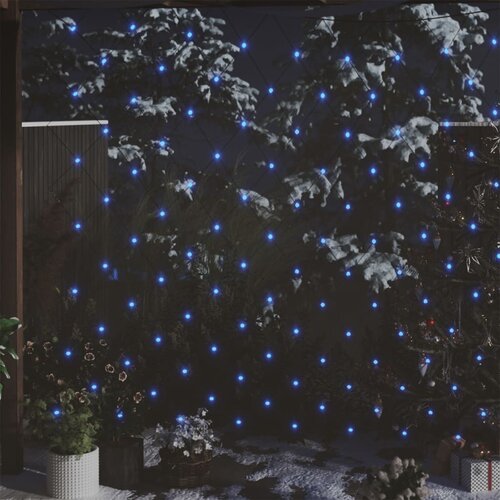 vidaXL Novoletna svetlobna mreža modra 3x2 m 204 LED lučk Cene