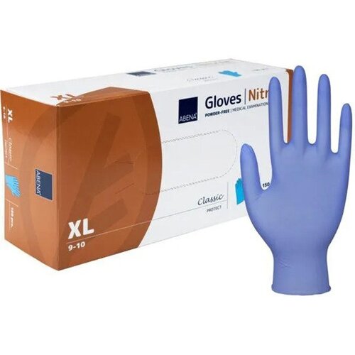  Rukavice bez pudera Abena XL plave 1/100 Slike