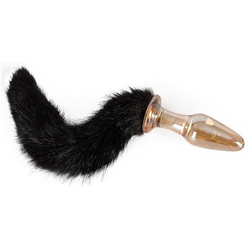 You2Toys BLACK TAIL GLASS BUTTPLUG Cene