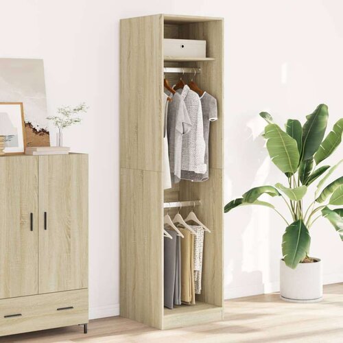 VidaXL Garderobna omara sonoma hrast 50x50x200 cm iverna plo&amp;scaron;ča Slike