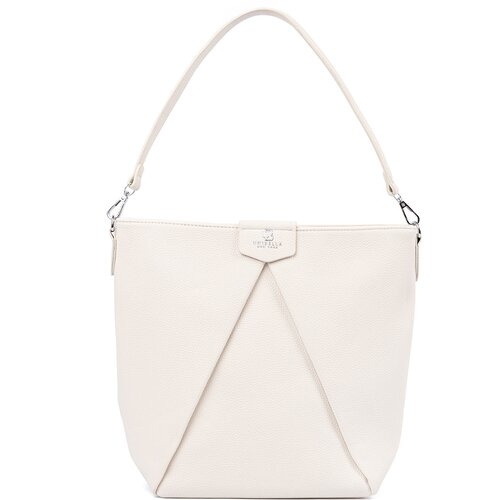 Shelvt Shoulder bag light beige Cene