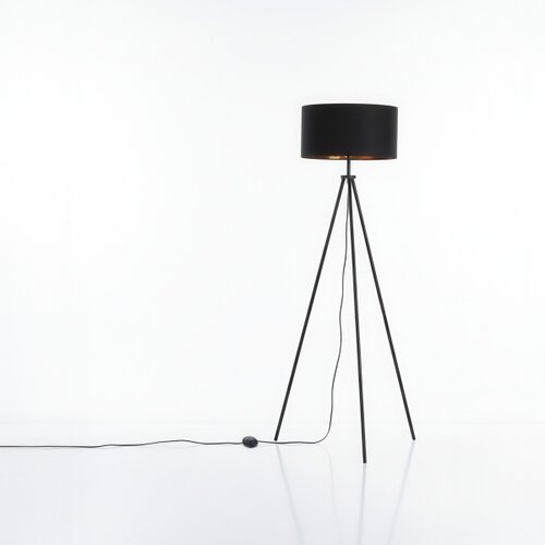  Stojeća lampa 1xE27/40W/230V crna Slike