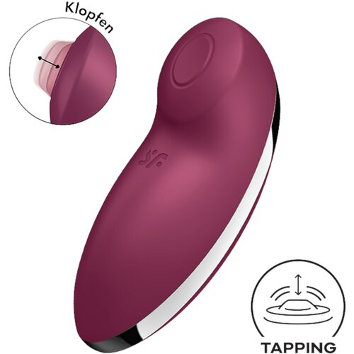 Satisfyer Tap & Climax 2 - 2u1 stimulator klitorisa i vibrator (crveni) Cijene