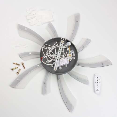 Brilagi plafonska svetiljka twist LED/55W/230V 3000-6500K antracit + daljinski upravljač Slike