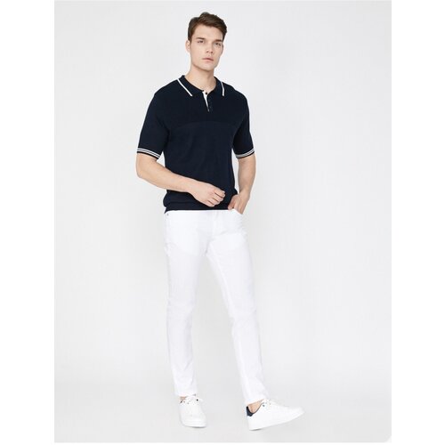 Koton Pants - White - Slim Slike
