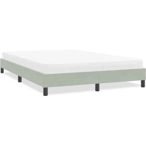  Okvir kreveta bez madraca svijetlo sivi 140x210 cm bar&scaron;un Cijene