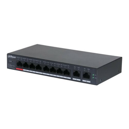 Dahua cs4010-8et-110 smart upravljivi layer 2 poe 8-portni switch sa 2 uplink-a Slike