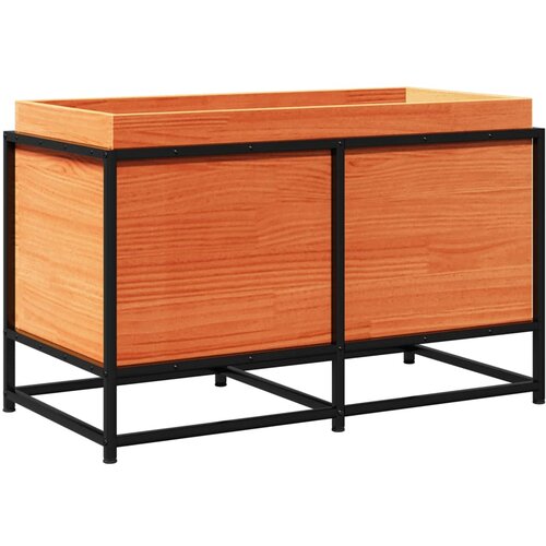 Maison Chic Vrtno cvetlično korito - Cvetlični Lonec voščeno rjavo 80x40x50 trdna borovina, (21790264) Cene