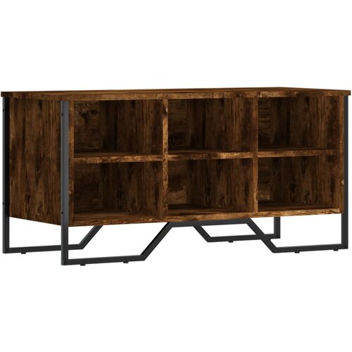 Maison Chic Omarica za obutev - Kopa za čevlje dimljeni hrast 90x38x45,5 cm inženirski les, (21777378) Slike