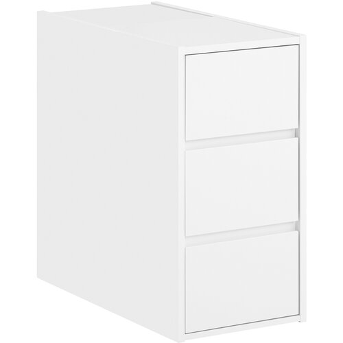 SoBuy nizka omarica, omara s kolesi, večnamenska omara FBT144-W, (22108500) Slike