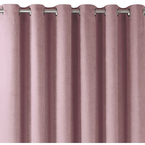  Curtain MILANA color pink style classic silver silver metal eyelets chenille 220x245 HOMEDE Slike