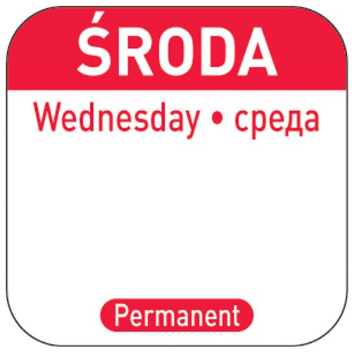 Hendi Nalepke za varnost hrane za posode za večkratno uporabo Sreda PL RU EN 1000 kos 850091, (21397588) Cene