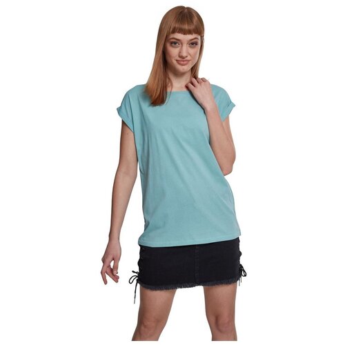 Urban Classics Ladies Extended Shoulder Tee bluemint Cene