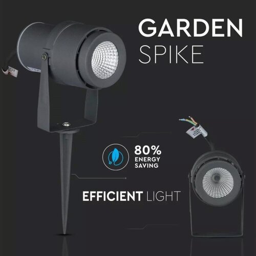  LED spolja&amp;scaron;nja svetiljka LED/12W/100-240V IP65 siva - zeleno svetlo Slike
