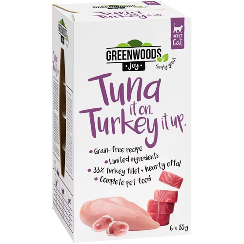 Greenwoods Joy puranji file s tuno Varčno pakiranje: 24 x 85 g