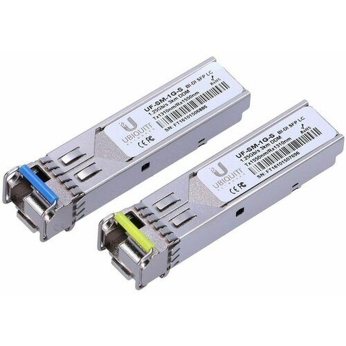 Ubiquiti U Fiber Single-Mode - SFP (mini-GBIC) transceiver module - Gigabit Ethernet - 1000Base-BiDi (pack of 2) Cene