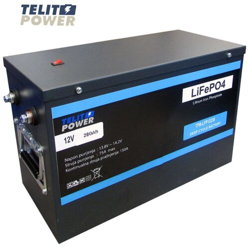 Telit Power Akumulator LiFePO4 12V 280Ah - metalno kući&scaron;te &ndash; Cene