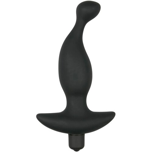 EasyToys - Anal Collection Black Silicone Prostate Vibrator Cene
