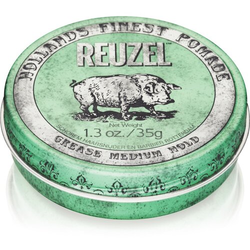 Reuzel Hollands Finest Pomade Grease pomada za lase s srednjim utrjevanjem 35 g Slike