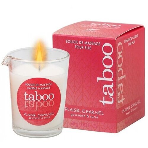 Ruf TABOO CANDLE MASSAGE WOMAN PLAISIR CHARNEL SMELL CACACO FLOWER Cene