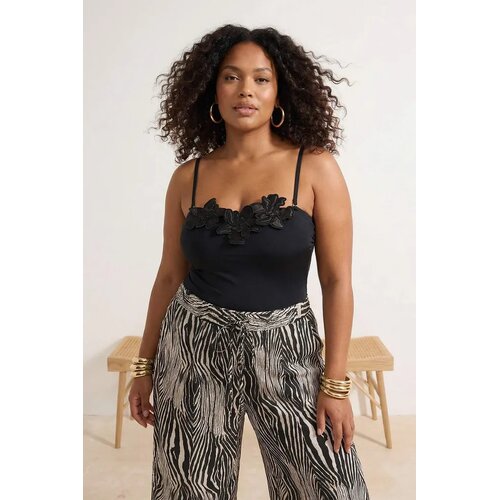 Trendyol Ženske pantalone TBBSS26AR00018, Crne Slike