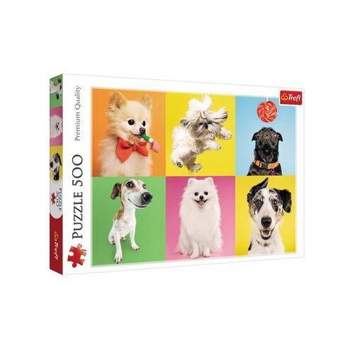 Trefl 37378 puzzle Sestavljanka 500 kos Živali Slike