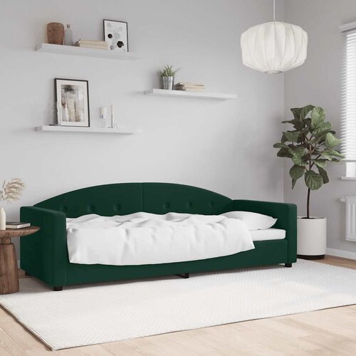  Dnevni krevet tamnozeleni 80 x 200 cm baršunasti Cene