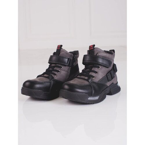 SHELOVET Boys' ankle boots gray Slike