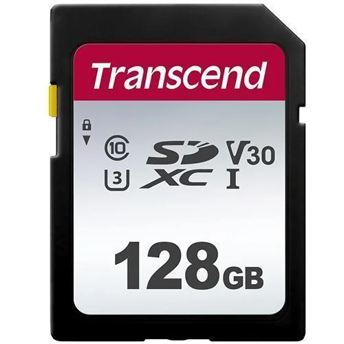 Transcend SDXC 300S 128GB Class 10 UHS-I U3 V30