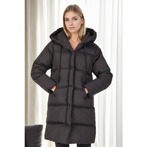 Dewberry Z6687 WOMEN'S COAT-BLACK-2 Cijene