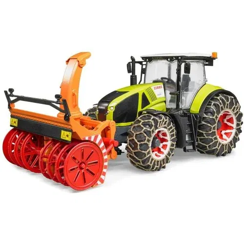 Bruder traktor s snežno frezo Claas Axion 950 03017