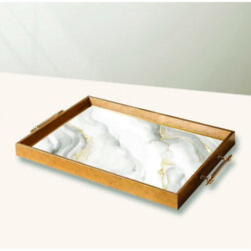Aberto Design Poslužavnik TPEA10023 50 x 29 x 3.5 cm, Šareni Cene