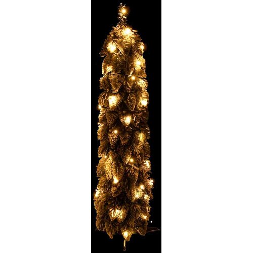  Umjetno osvijetljeno božićno drvce s 30 LED i snijegom 60 cm Slike