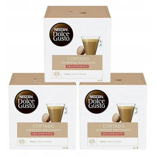Dolce Gusto Cortado Espresso Decaf / bez kofeina / 48 kapsula XXL Slike