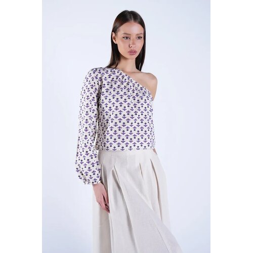 Trend Alacati Stili Ženska bluza Alc-X15098, Krem Slike