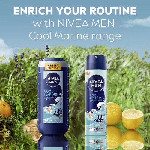Nivea MEN Ultra Charge poživitveni gel za prhanje 3v1 250 ml Cene