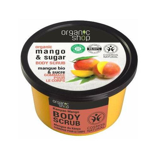 Organic Shop body scrub kenyan mango 250 ml Cene