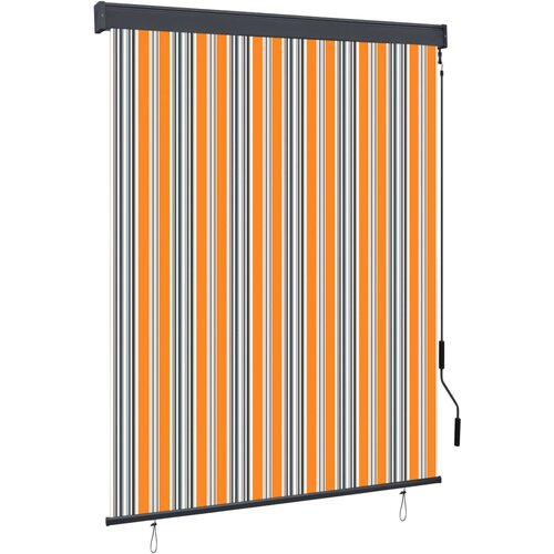 vidaXL Vanjska roleta 140 x 250 cm žuto-bijela Cijene