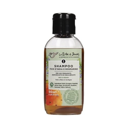 Le Erbe di Janas Šampon sa indijskom smokvom i ružmarinom - 50 ml Cene
