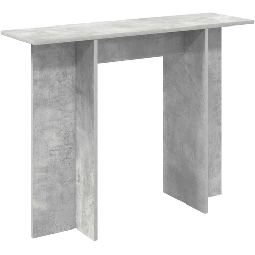 VidaXL Konzolni stol Betonska siva 100 x 30 x 75 cm Konstruirano drvo - Betonsko siva Slike