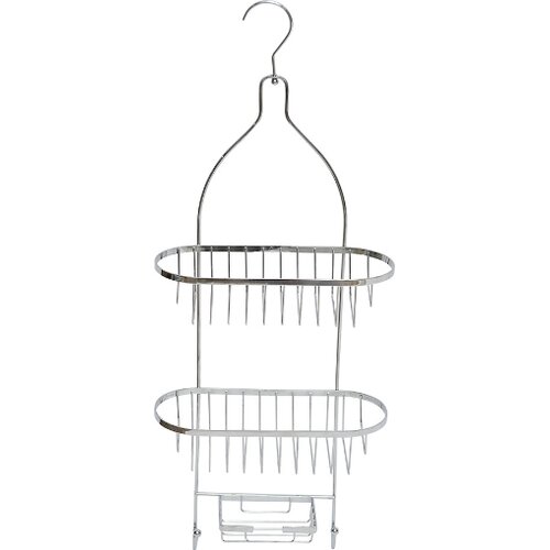 Tendance Dvostruka viseća polica sa POSUDom za SAPUN 26X11X63CM METAL HROM Cene