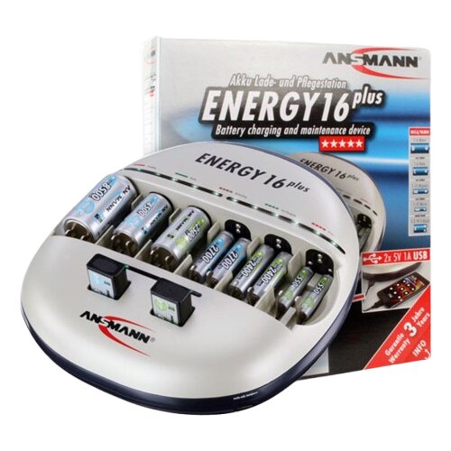 Ansmann Punjač baterija, NiMH/NiCd, ENERGY 16 plus Cene