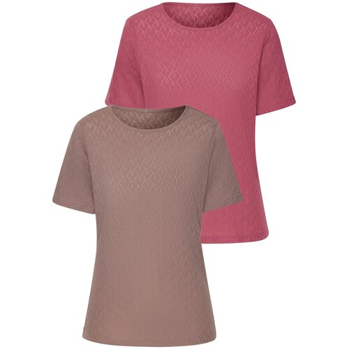 VIVANCE Majica temno siva / jagoda Slike