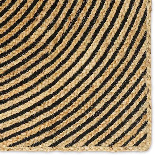  Tepih Prirodna i crna 200 x 290 cm Juta Slike